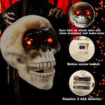 Morroween Animated Floating Skull