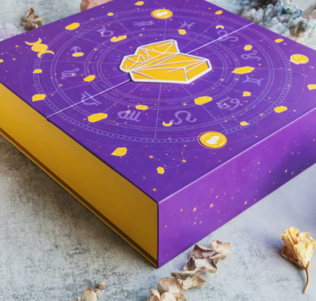 Morroween Halloween Countdown Crystal Gift Box - reiki crystal accent detail