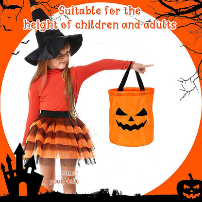Morroween Pumpkin Trick-or-Treat Bag - pattern No 1 close-up