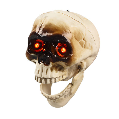 Morroween Animated Floating Skull - motion sensor detail