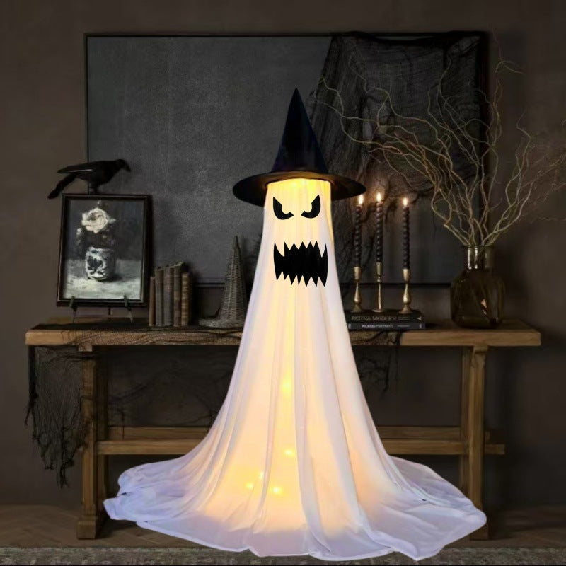 Morroween Spooky Ghost Yard Stake - Cute Pet Ghost design