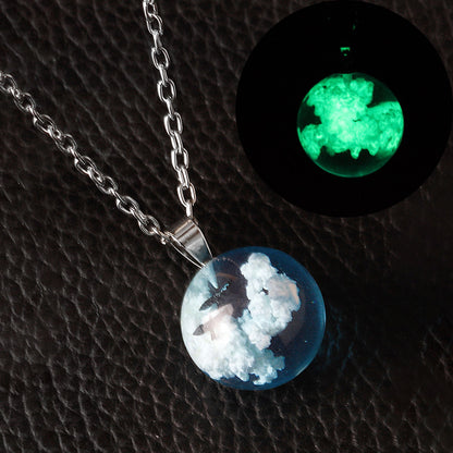 Morroween Glow-in-the-Dark Pendant Necklace - Style 2 design