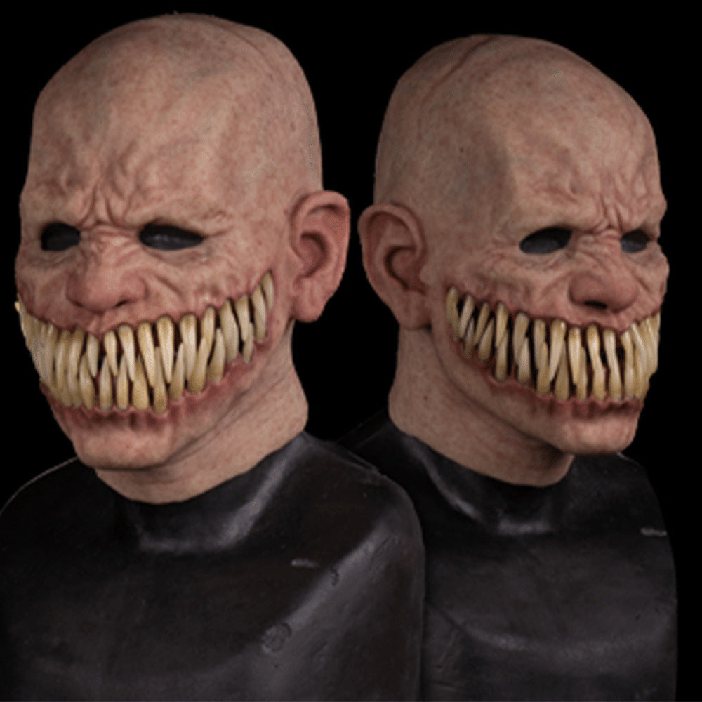 Morroween Horror Balaclava Mask - being worn, front view