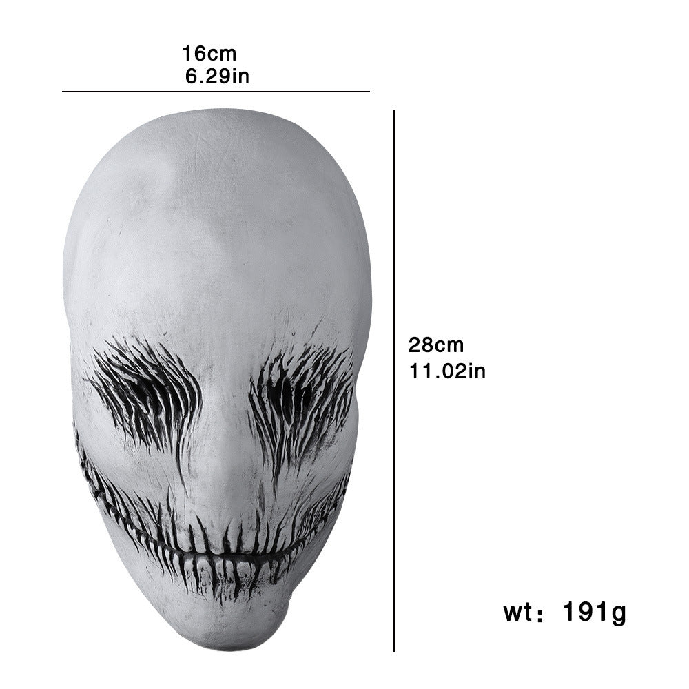 Morroween Ghost Latex Mask - interior lining detail