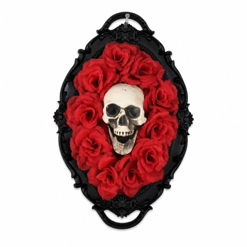 Morroween Gothic Spider Skull Wall Decor - colour variant Pure Black