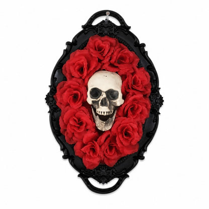 Morroween Gothic Spider Skull Wall Decor - colour variant Pure Black