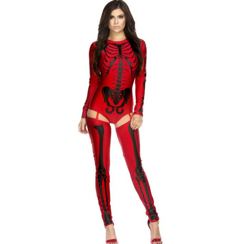 Skull Zombie Uniform Costume