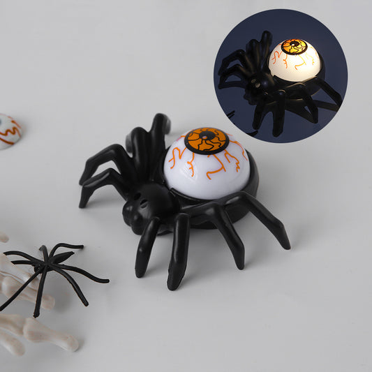 Morroween Glowing Eye Spider Lights - Red eye variant