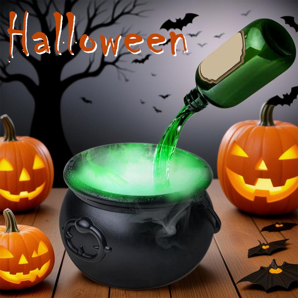 Morroween Floating Witch's Cauldron Diffuser - side angle view
