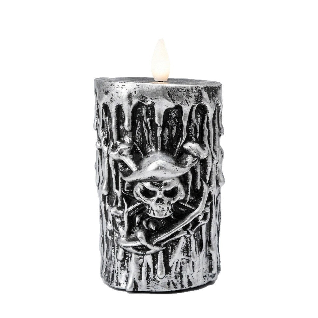 Morroween Pirate Skull Candle Lamp - chain detail