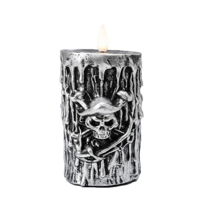 Morroween Pirate Skull Candle Lamp - chain detail