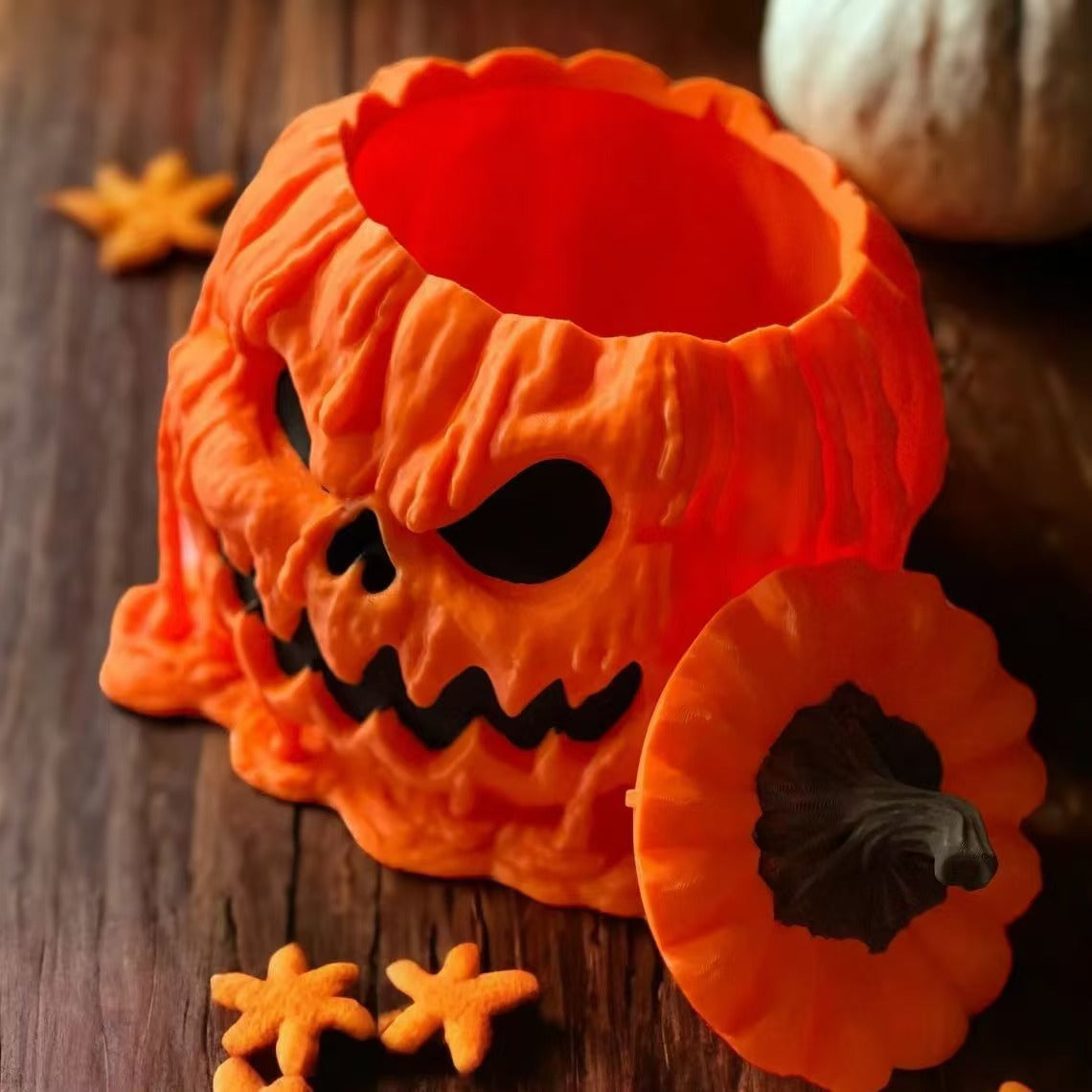 Morroween Melting Pumpkin Candy Bowl - size reference