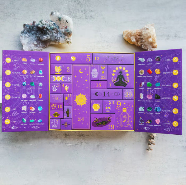 Morroween Halloween Countdown Crystal Gift Box - daily countdown calendar