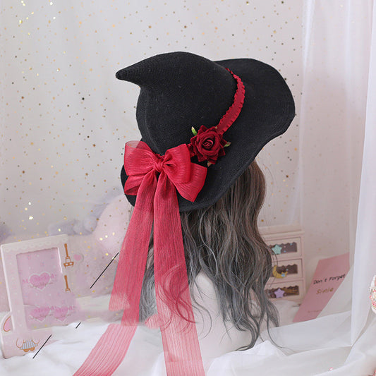 Gothic Rose Witch Hat