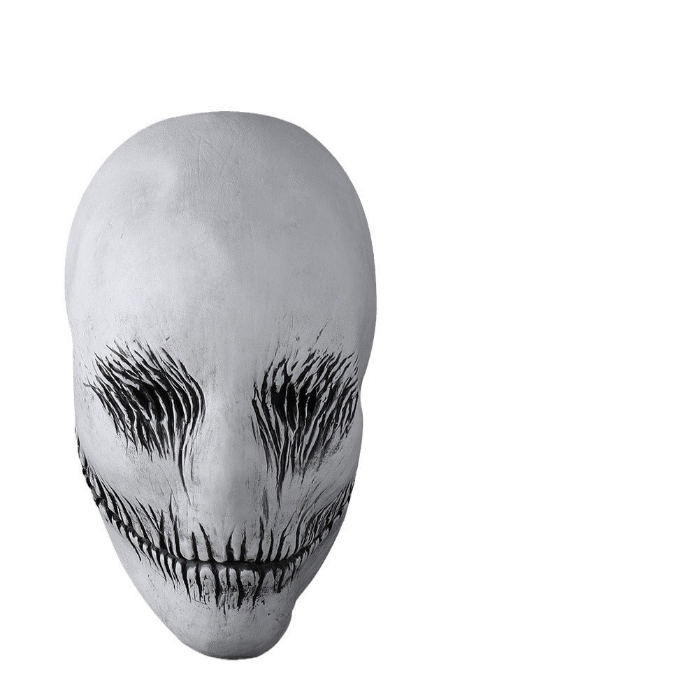 Morroween Ghost Latex Mask - masquerade party setting