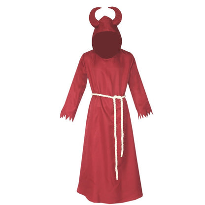 Morroween Devil Wizard Cloak - horn detail close-up