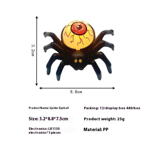 Morroween Spider Candlestick Ornament - spider leg detail