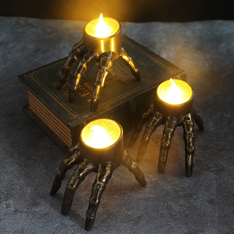Morroween Skull Hand Lantern - size reference