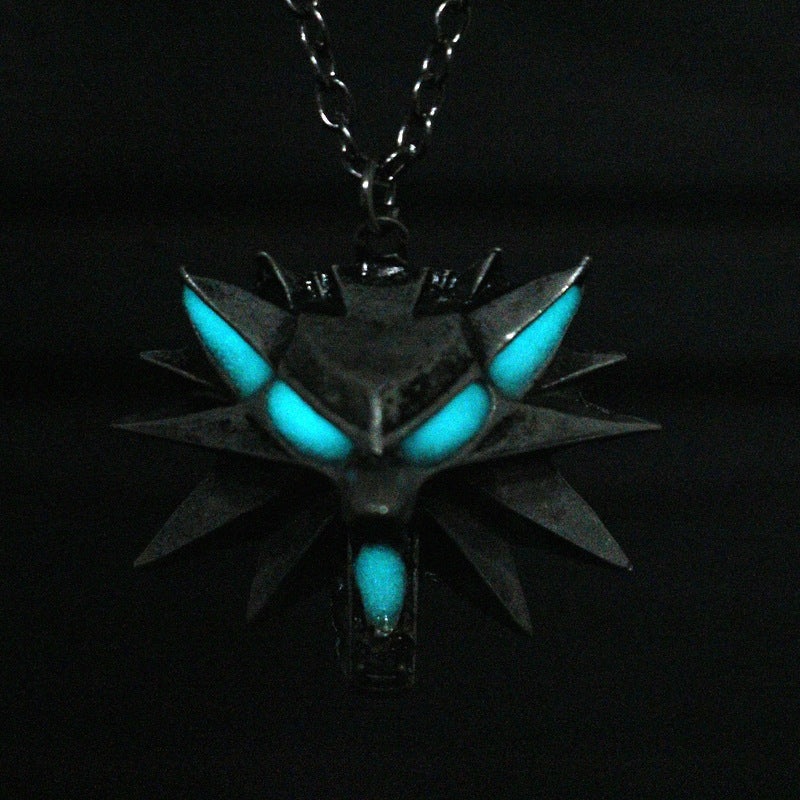 Morroween Glow-in-the-Dark Pendant Necklace - Style 3 design